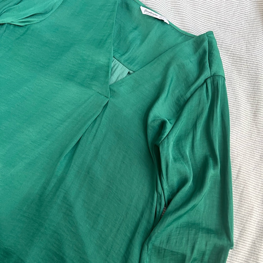 Emerald Green Blouse